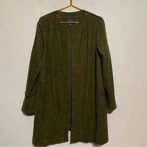 The Limited Olive Green Knee
Length Jacket Size 14W